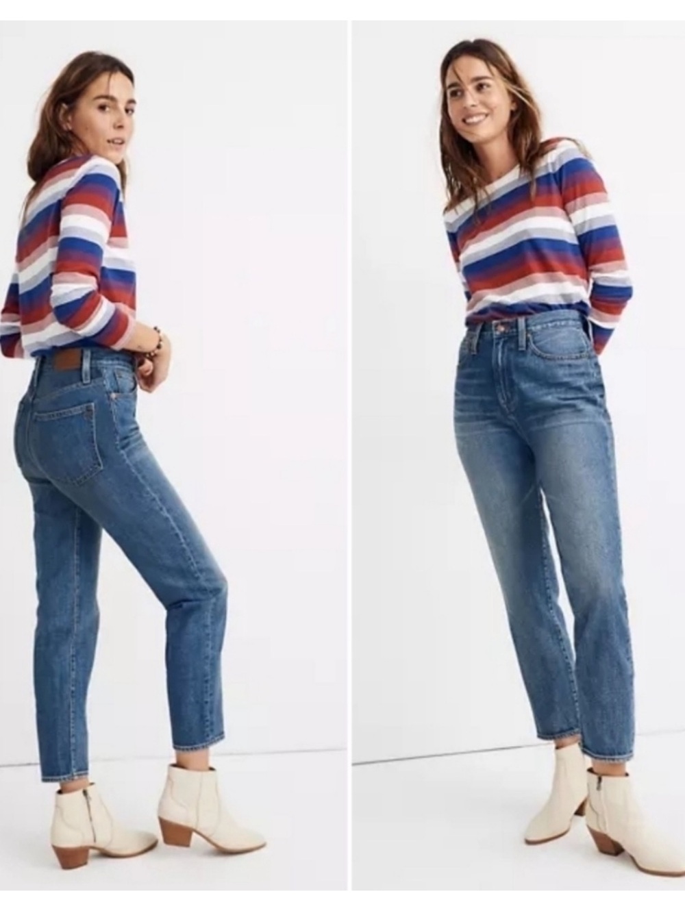 Madewell The Mom Jean in Downey Wash
